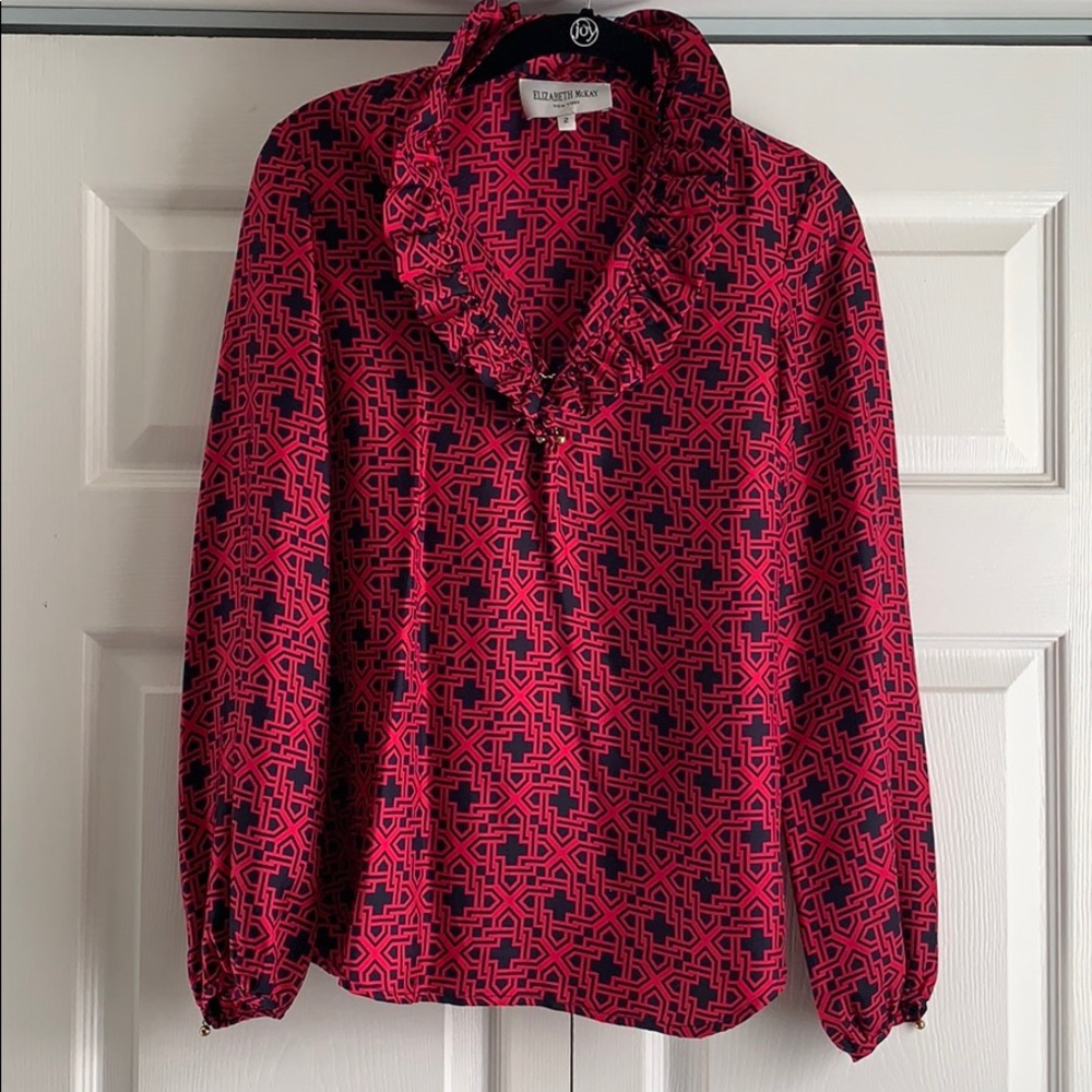 Elizabeth McKay Ruffle Blouse